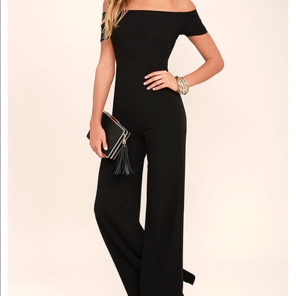 eliza j off the shoulder jumpsuit